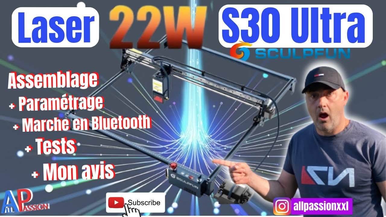 REVIEW graveur Laser Sculpfun S30 Ultra 22W  ! Comparaison  avec Master 3 et Sculpfun S9 !