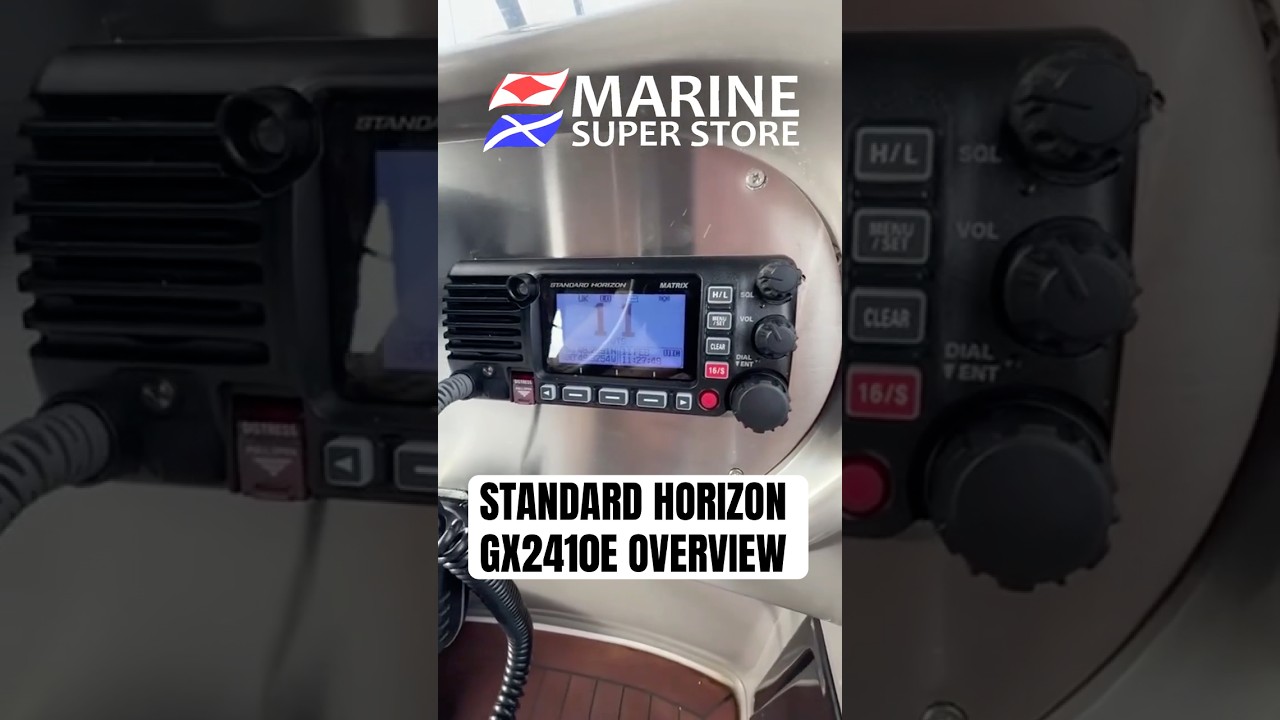 Изучение основных функций Standard Horizons GX2410E | Реальные отзывы