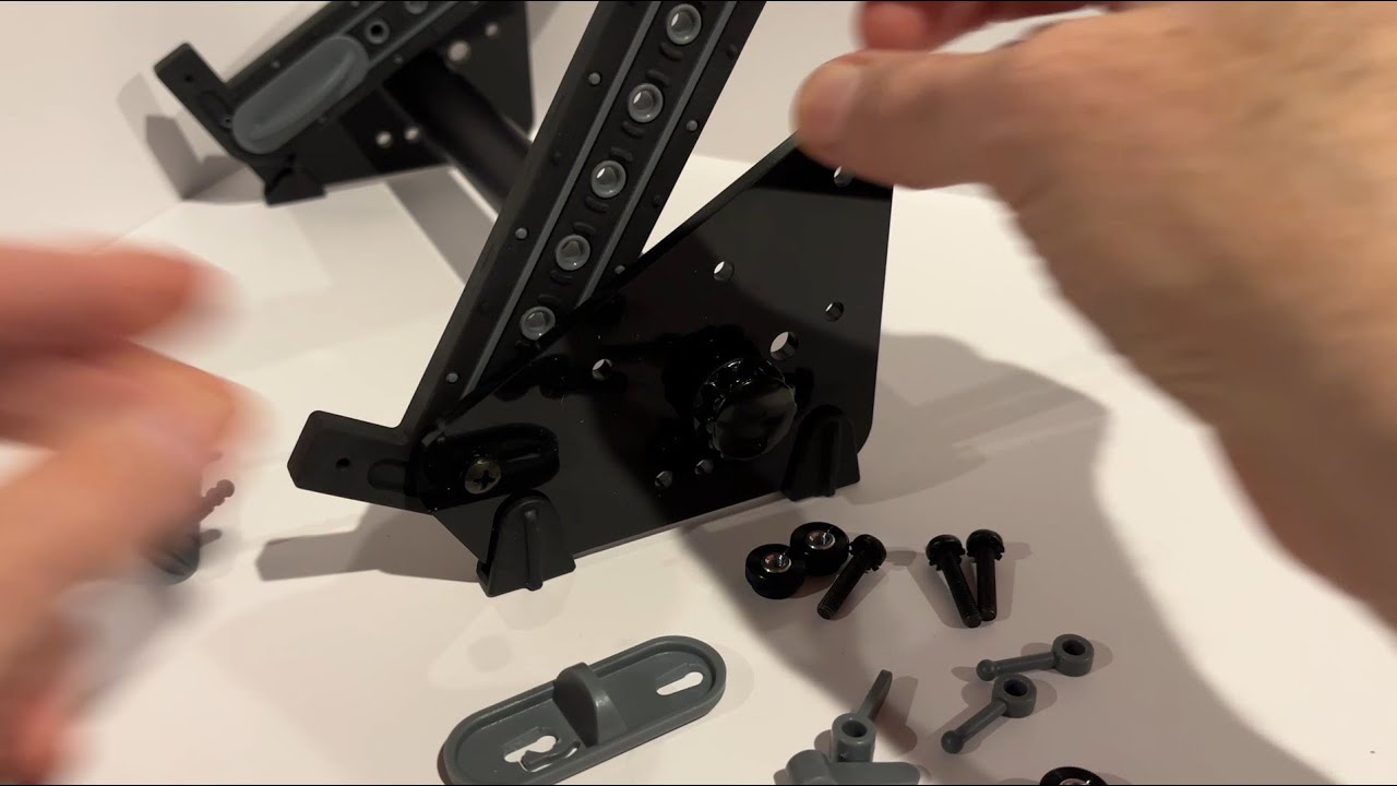 Desktop Synth Stand Angle Adjustment -- Adapt Hook Pivot Security Kit