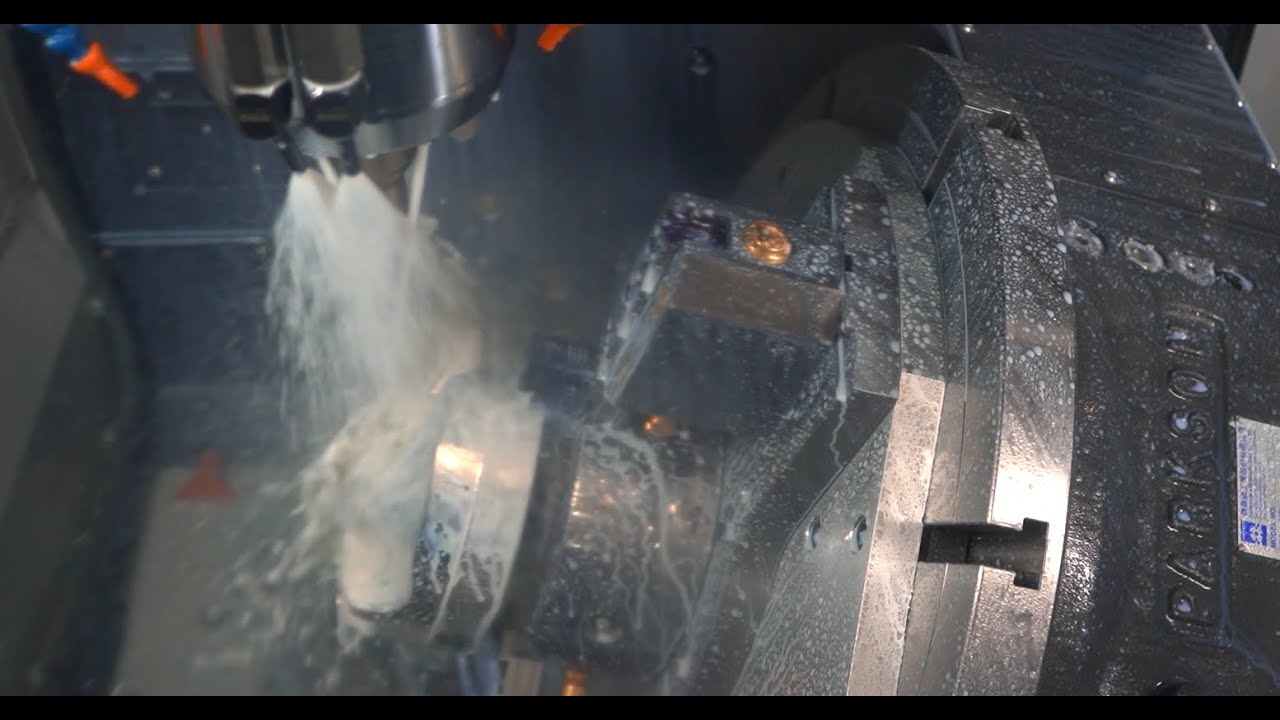 5-axis Machining with the Methods MB650U #cnc #5axismachining #manufacturing