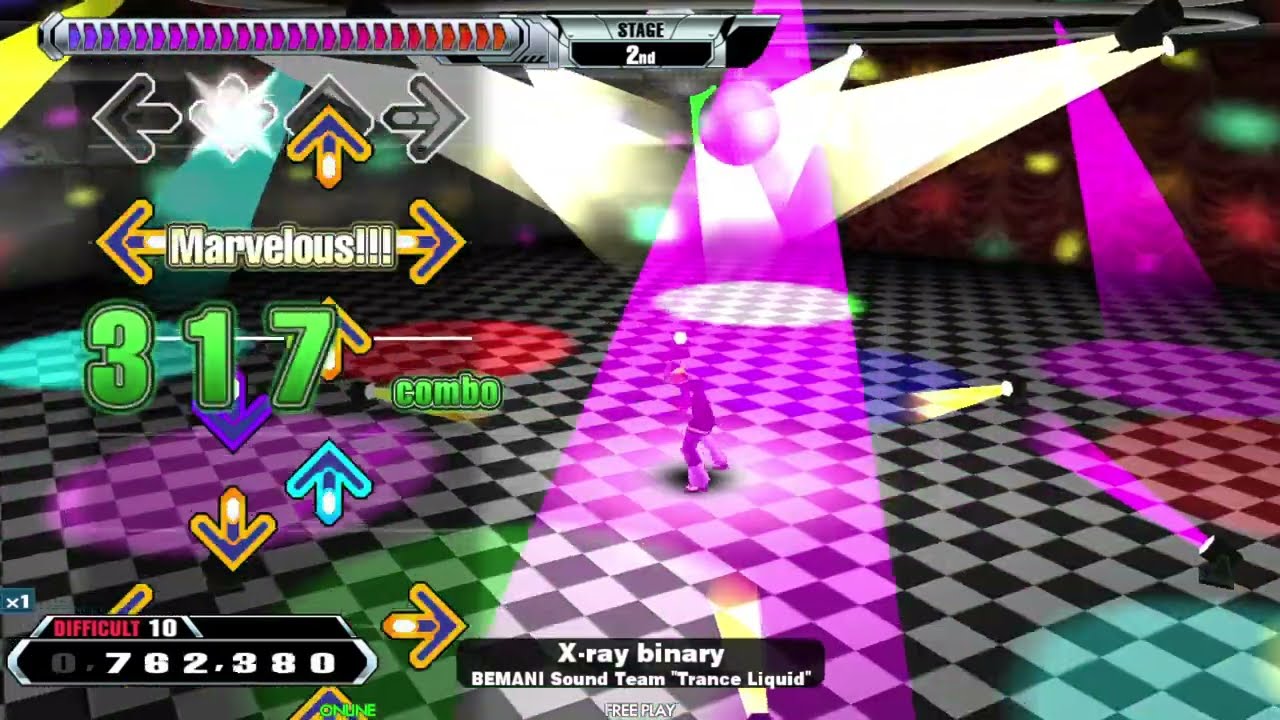 Dance Dance Revolution A3 (2022) - July 16, 2023 - Gameplay (ArcadePC)