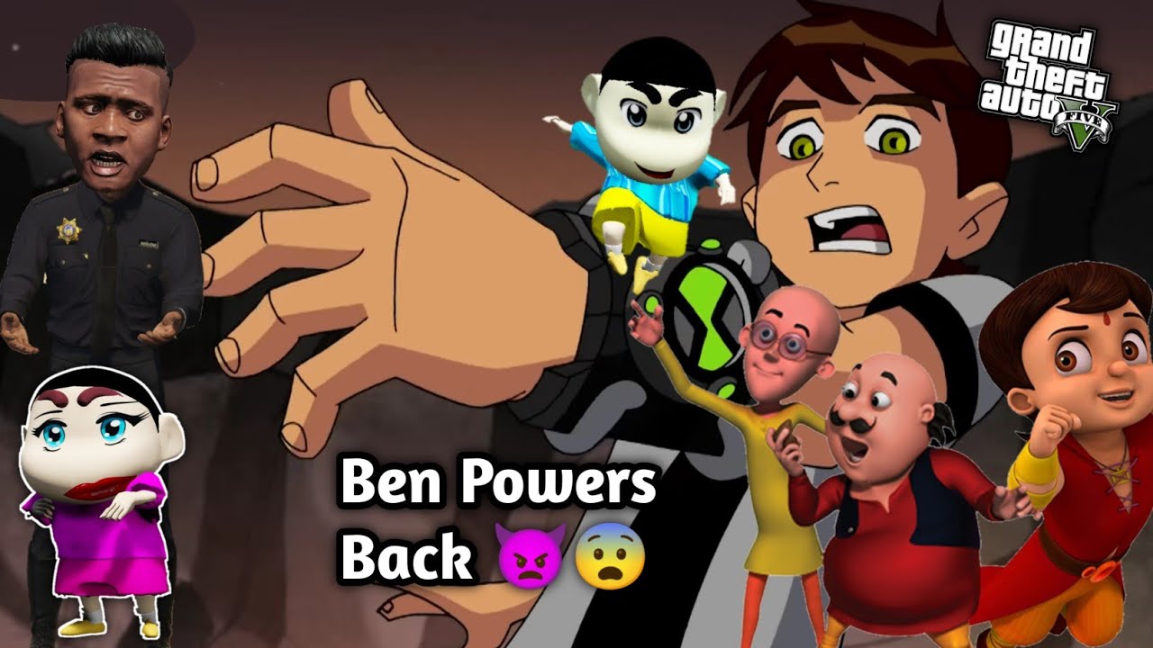 GTA 5: Franklin Fight with Motu Patlu 😨Shinchan Shocking reaction 🫡Franklin crying 😭PS Gamester