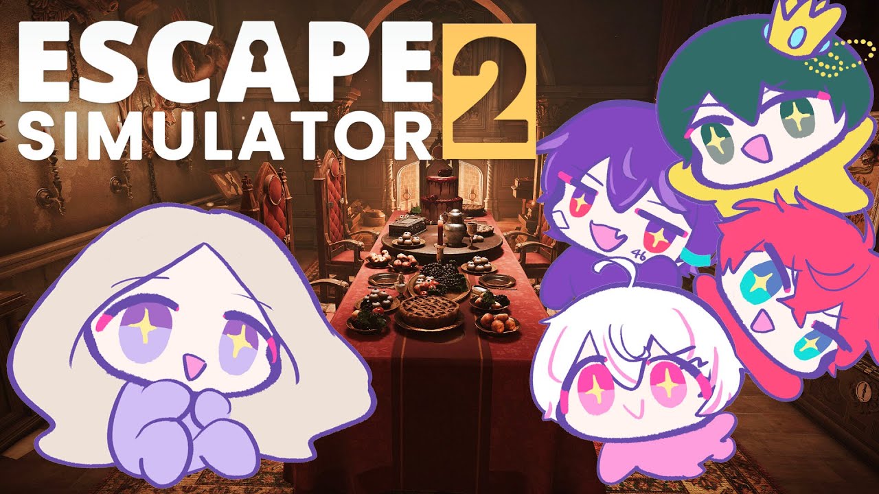 【抜け出せ】IQ2でやる脱出ゲーム「Escape Simulater 2」【女研ラジオ】
