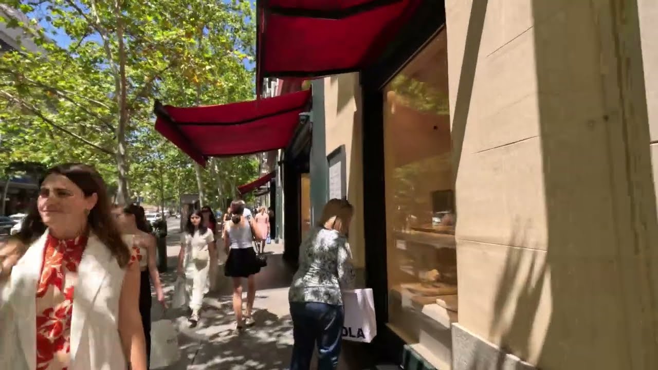 Madrid's Luxurious Shopping Street - Calle De Serrano 4K Walking Tour