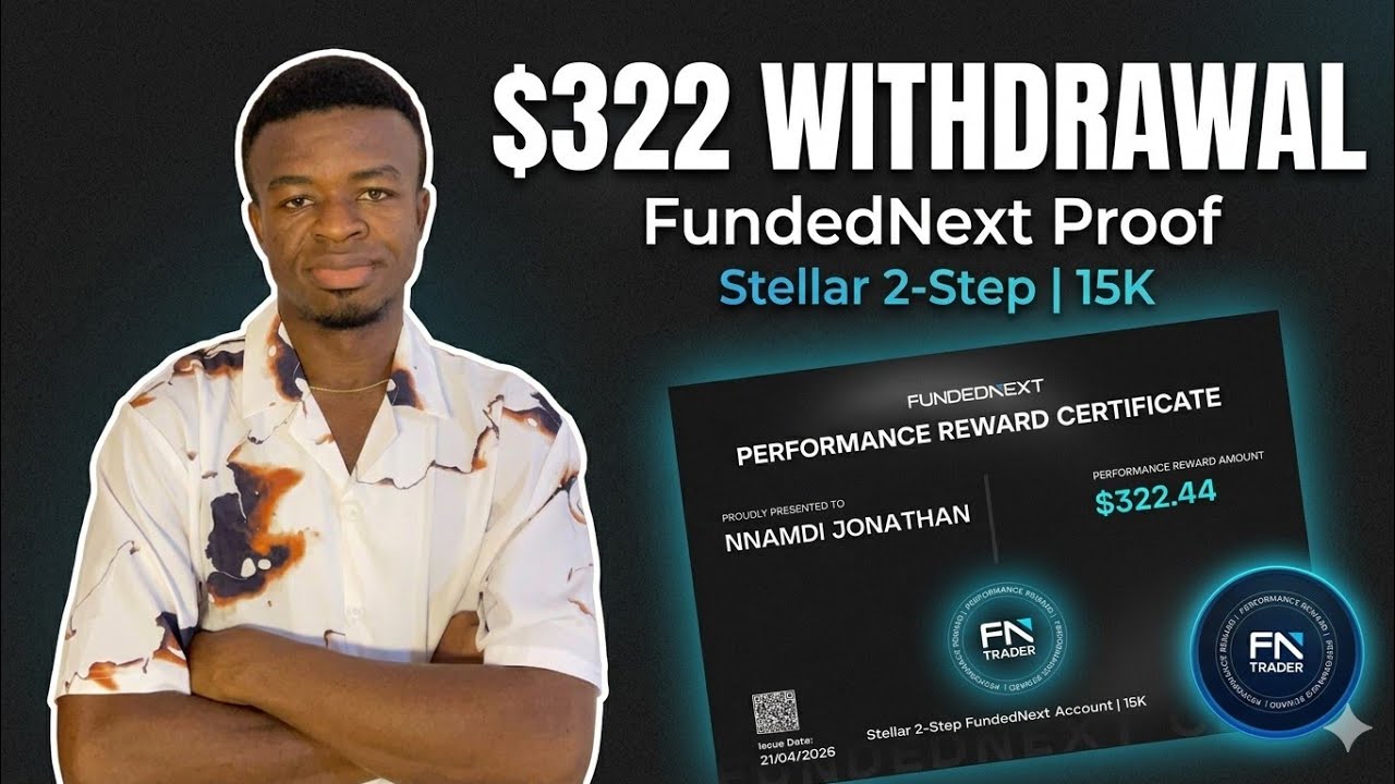 Подтверждение вывода средств с FundedNext | Как я получил 322 доллара