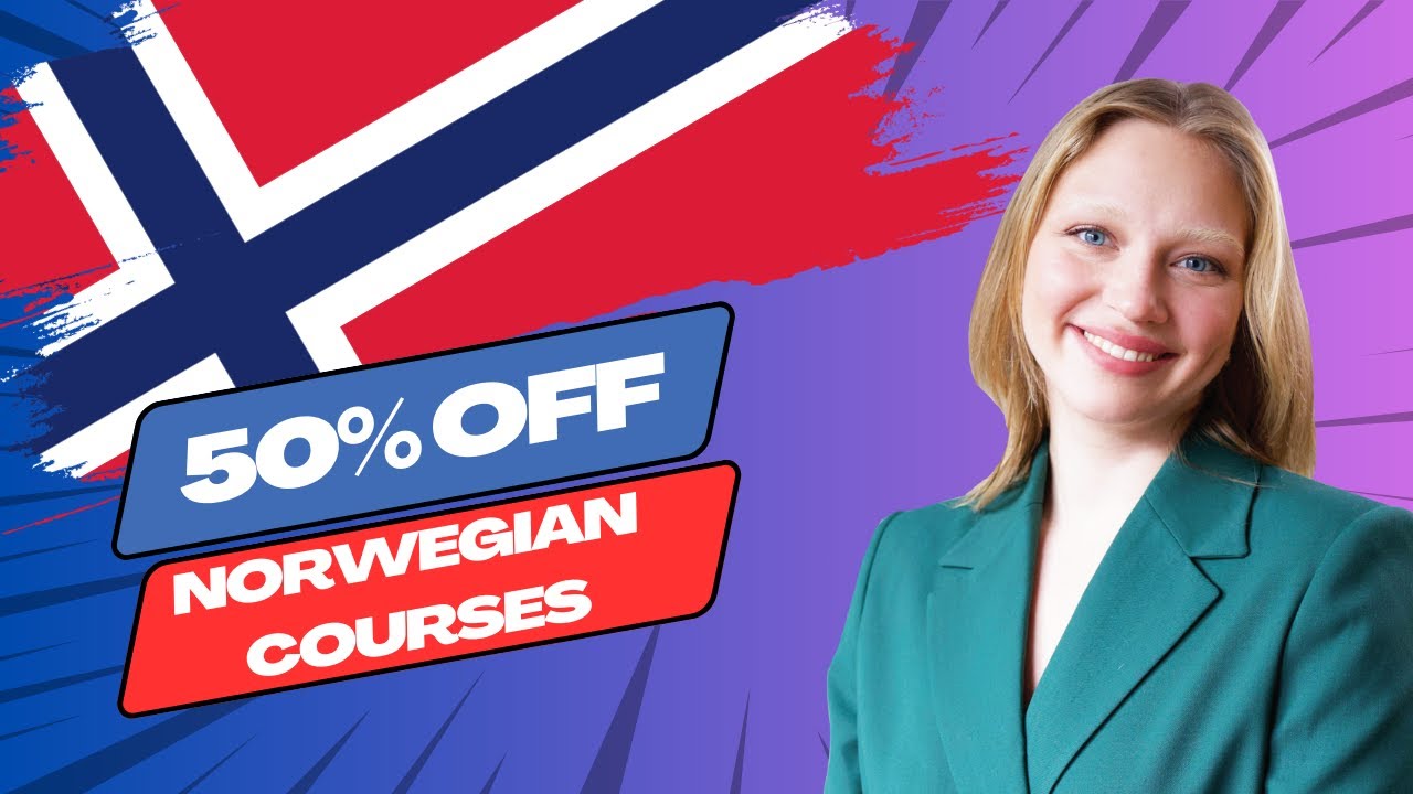 Learn Norwegian today with 50% off on ALL COURSES!
