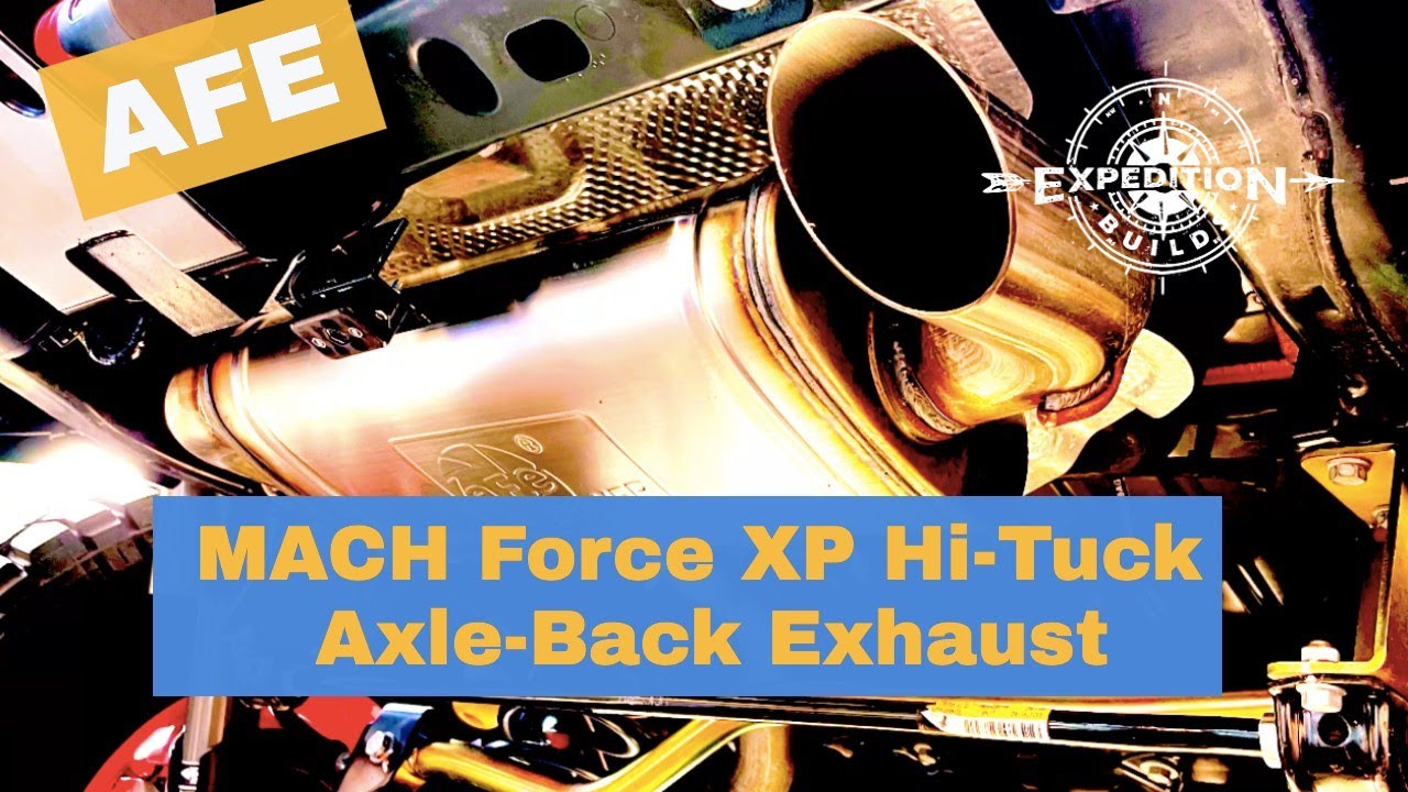 AFE MACH Force XP Hi-Tuck Axle-Back Exhaust Review-Jeep JL