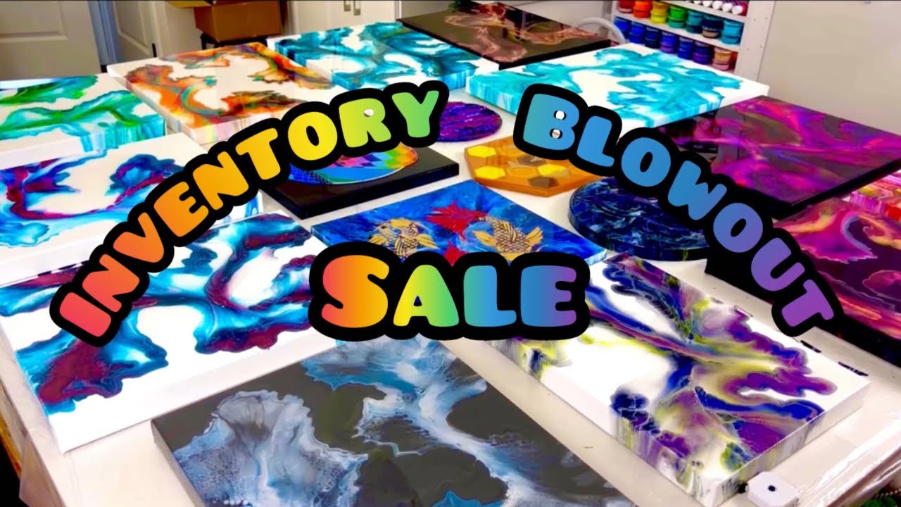 🤑 INVENTORY BLOWOUT!!  Now Is Your Chance! - Acrylic Pouring