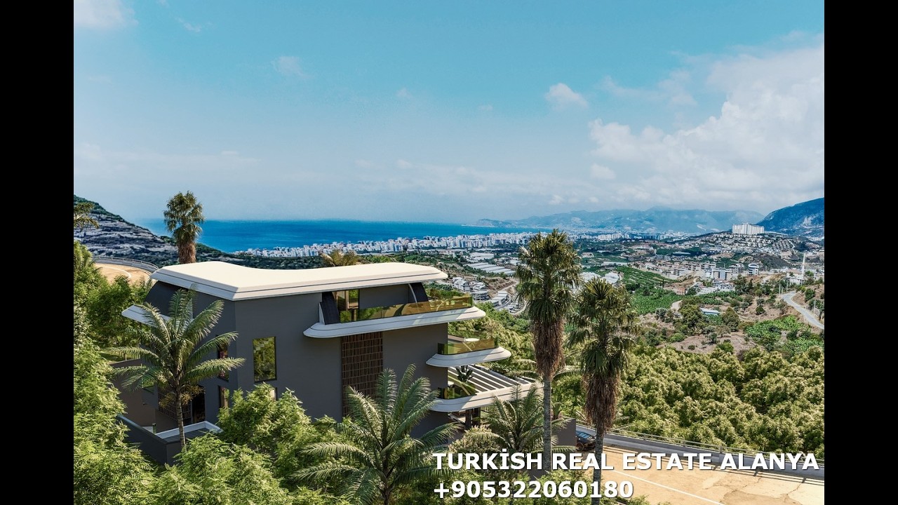 7+2 Luxury at the peak of Alanya — panoramic sea views, ultimate privacy, and elite Mediterranean li