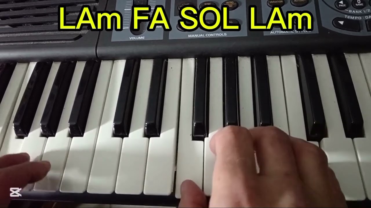 Suonare al pianoforte con 3 accordi