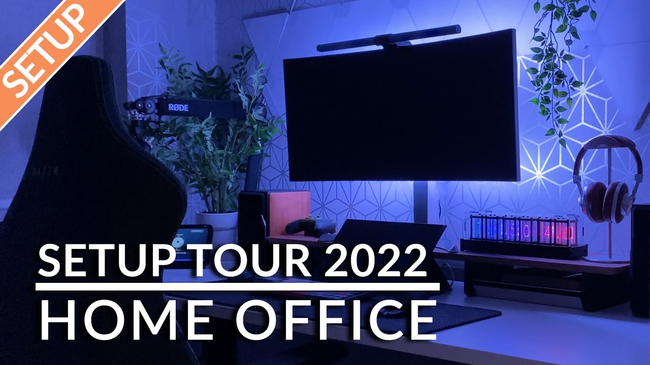 Working from Home Setup Tour 2022 - Ultimate Home Office Setup Guide