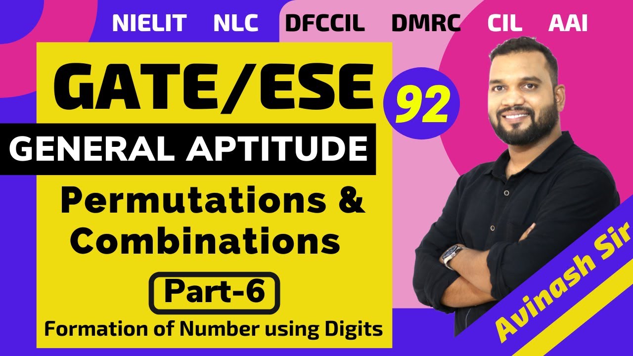 Permutation and Combination (Part-6) | Formation of numbers using Digits | Aptitude by Avinash Singh