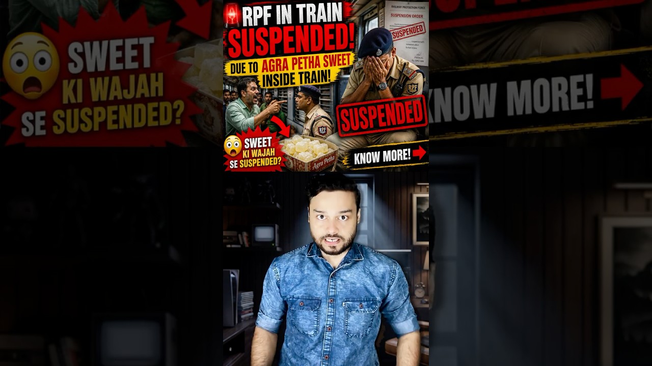 Police Ya Goonda? Train RPF Police Suspended Due to &lsquo;Petha Sweet&rsquo; #shorts