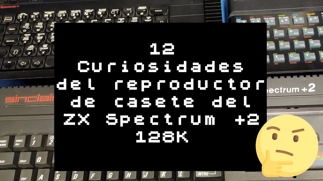 Curiosidades que quizás no sabías de tu ZX Spectrum Cap.12 El reproductor de casete del ZX Spectrum.