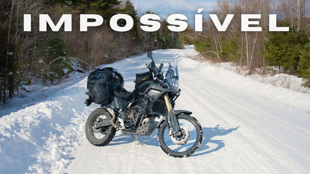 Uma Aventura de Moto no Inverno Canadense | Tenere 700