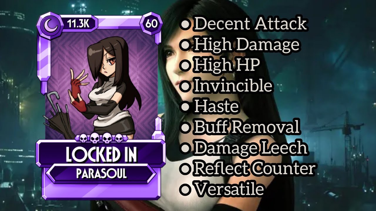 Still Broken: [NERFED] Locked In (Parasoul) Showcase - Skullgirls Mobile 