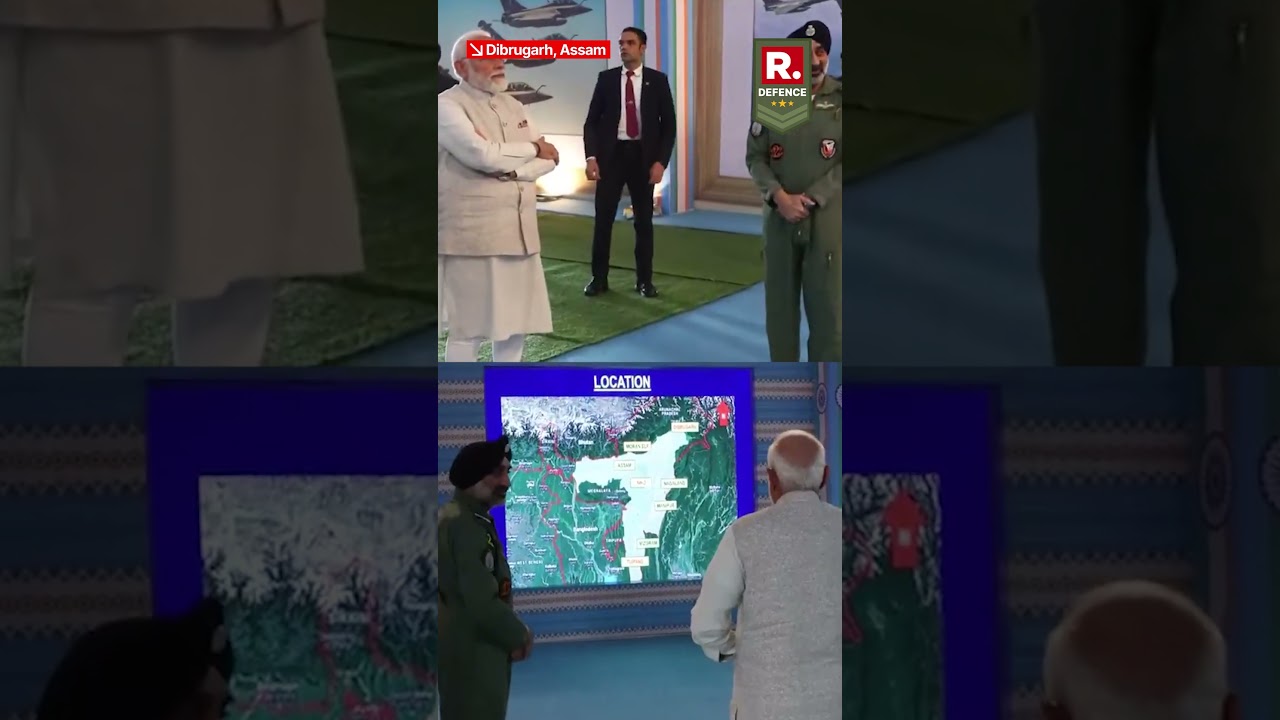 PM Modi Briefed on Moran Emergency Landing Facility in Assam