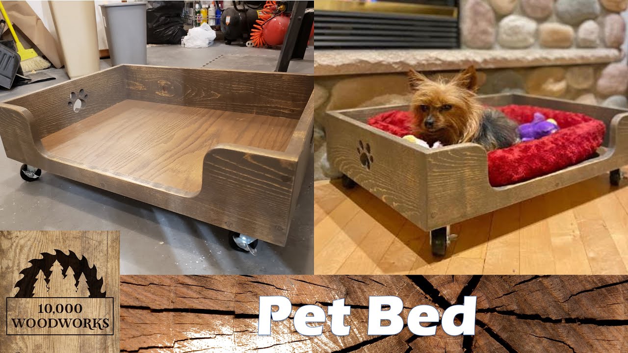 DIY : DOG BED | PET BED with wheels