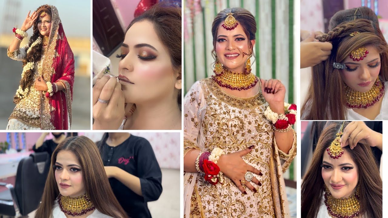 Viral Sensation Urooj Ismail's Stunning Celebrity Bridal Makeover by OUJ PARLOUR @uroojismail