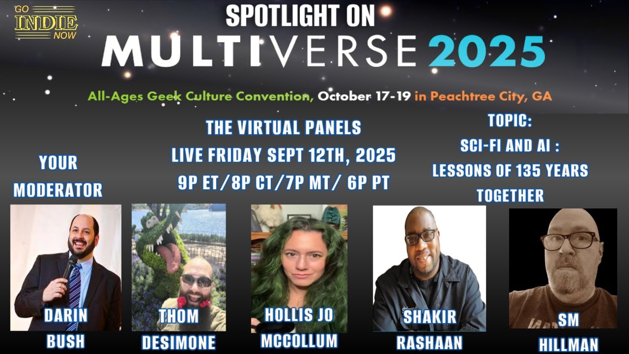 Spotlight on the Multiverse Convention: Virtual Panels: Sci-Fi and 135 years of AI