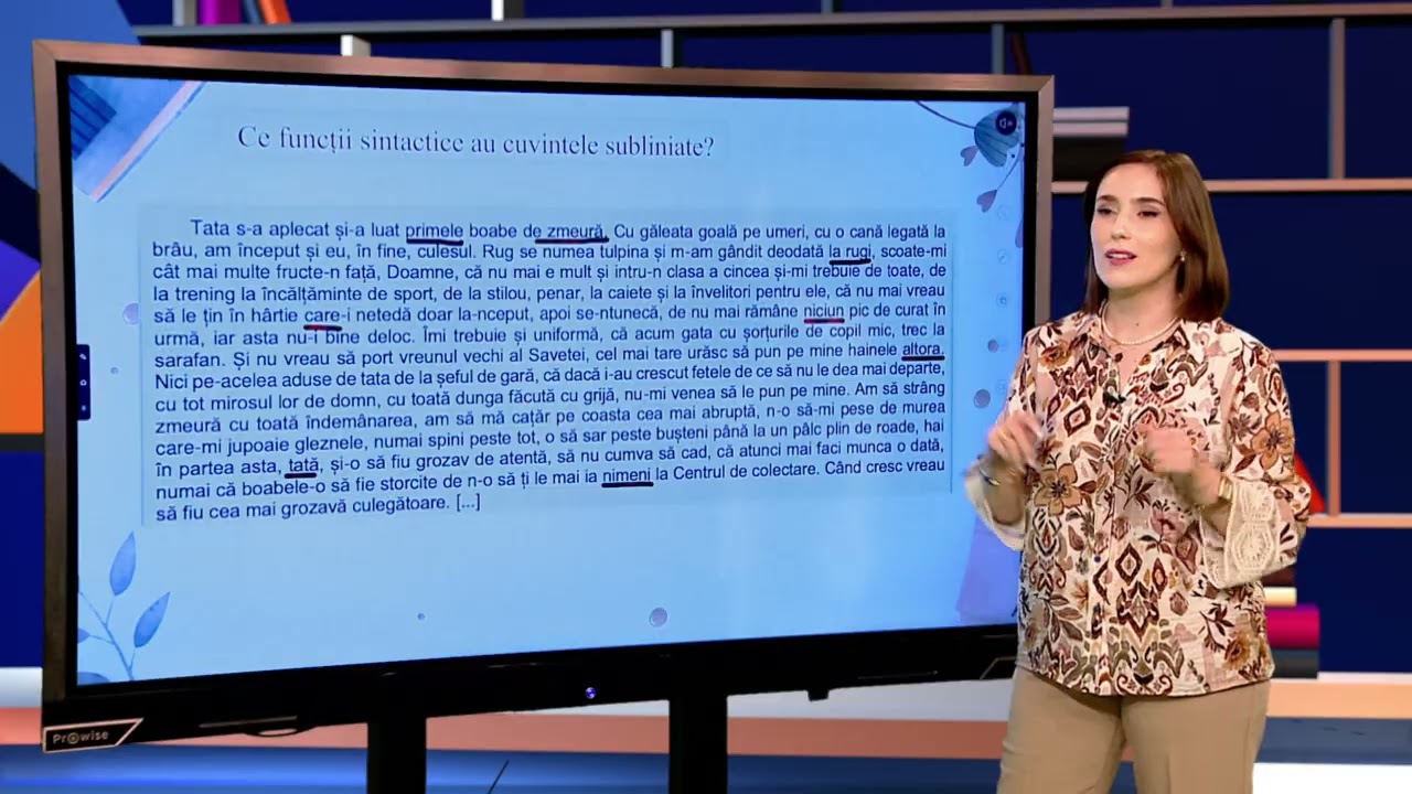 TeleŞcoala: Limba şi literatura română clasa a VIII-a – Recapitulare vocabular şi fonetică (@TVR2)
