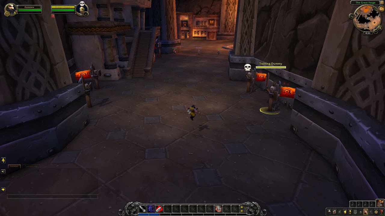 Training/Target Dummies Location in Ironforge in Retail WOW