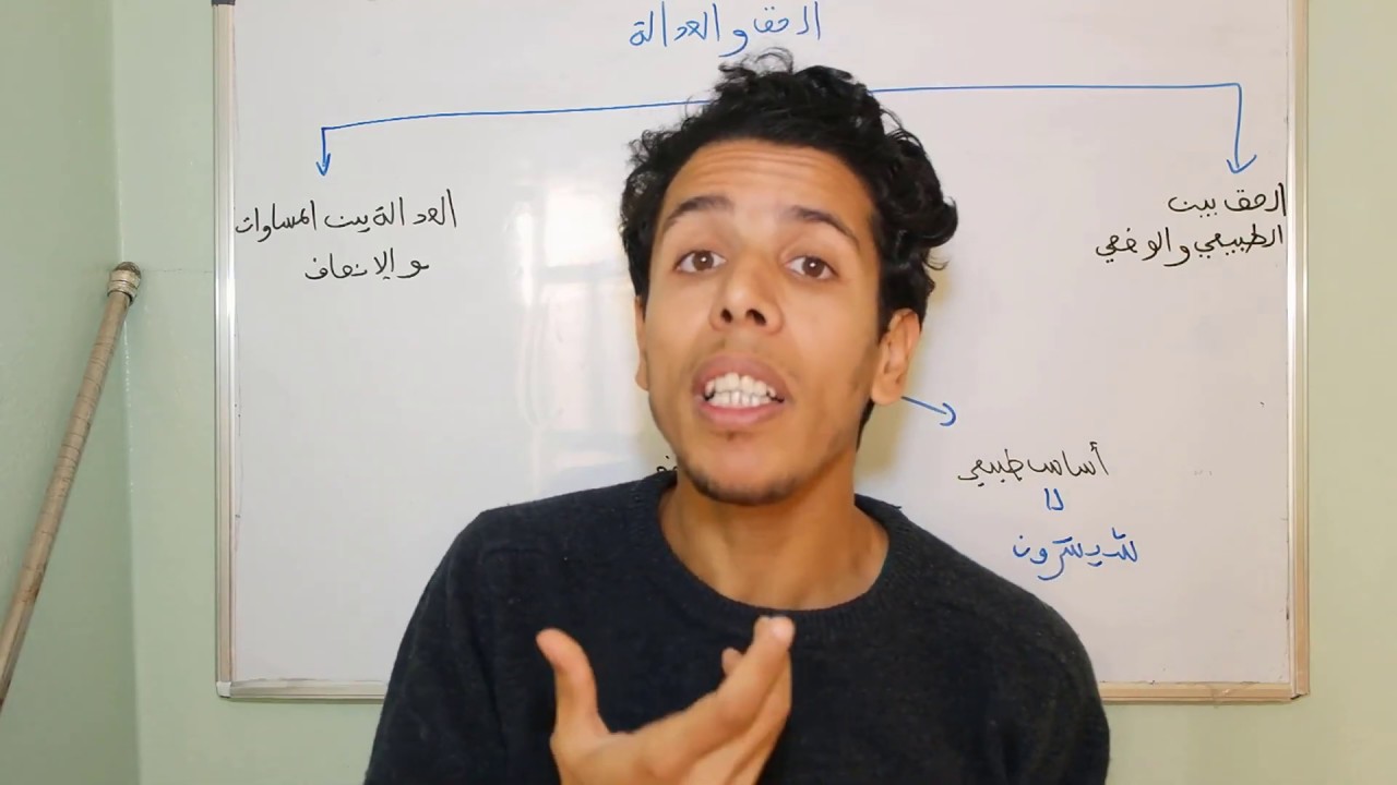 المحور التاني من درس الحق و العدالة - العدالة كأساس للحق