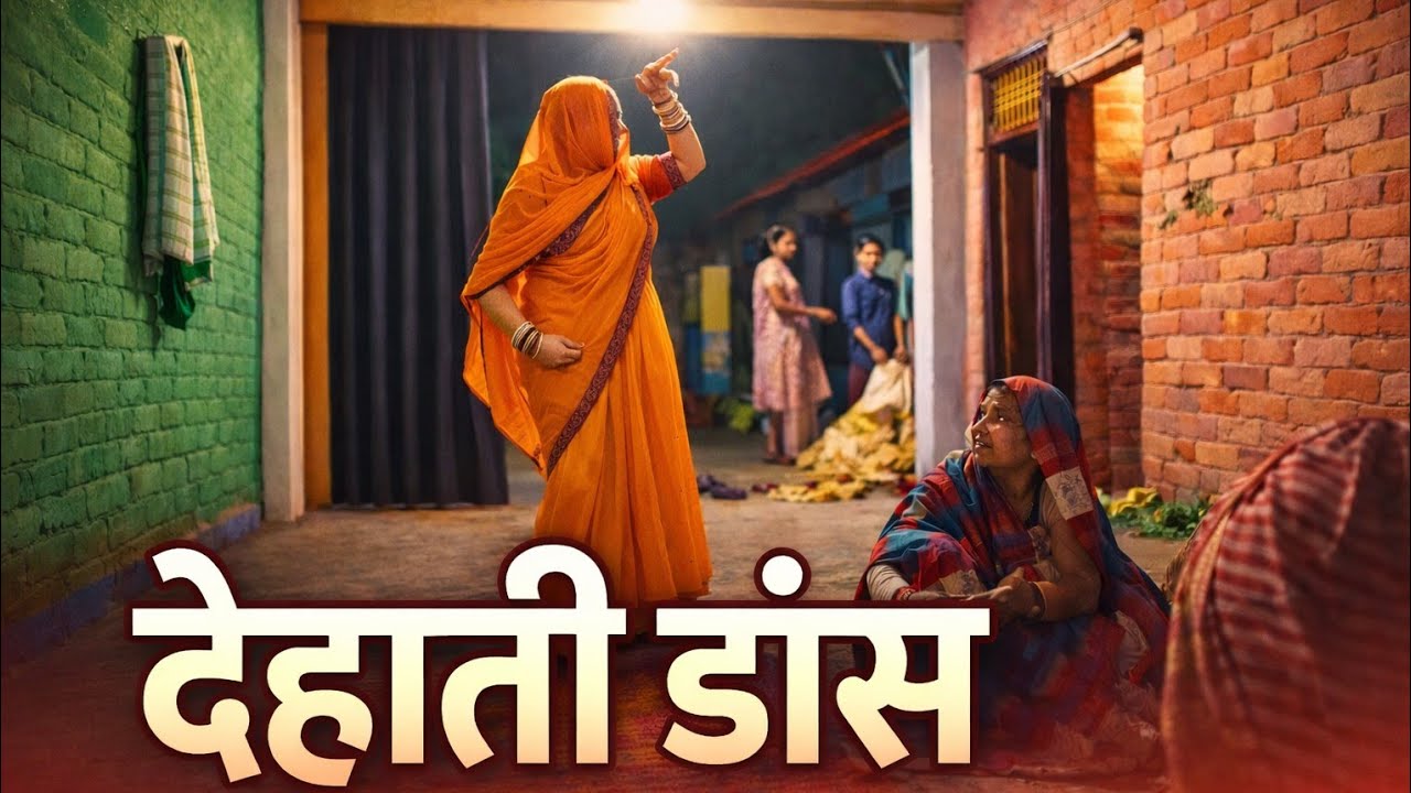देहाती आंगन में धमाकेदार डांस | गाँव की मस्ती भरी रात