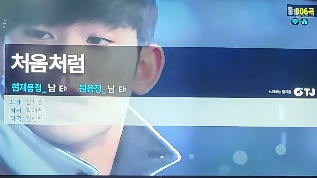 내가 좋아하는 성시경 노래, 처음처럼