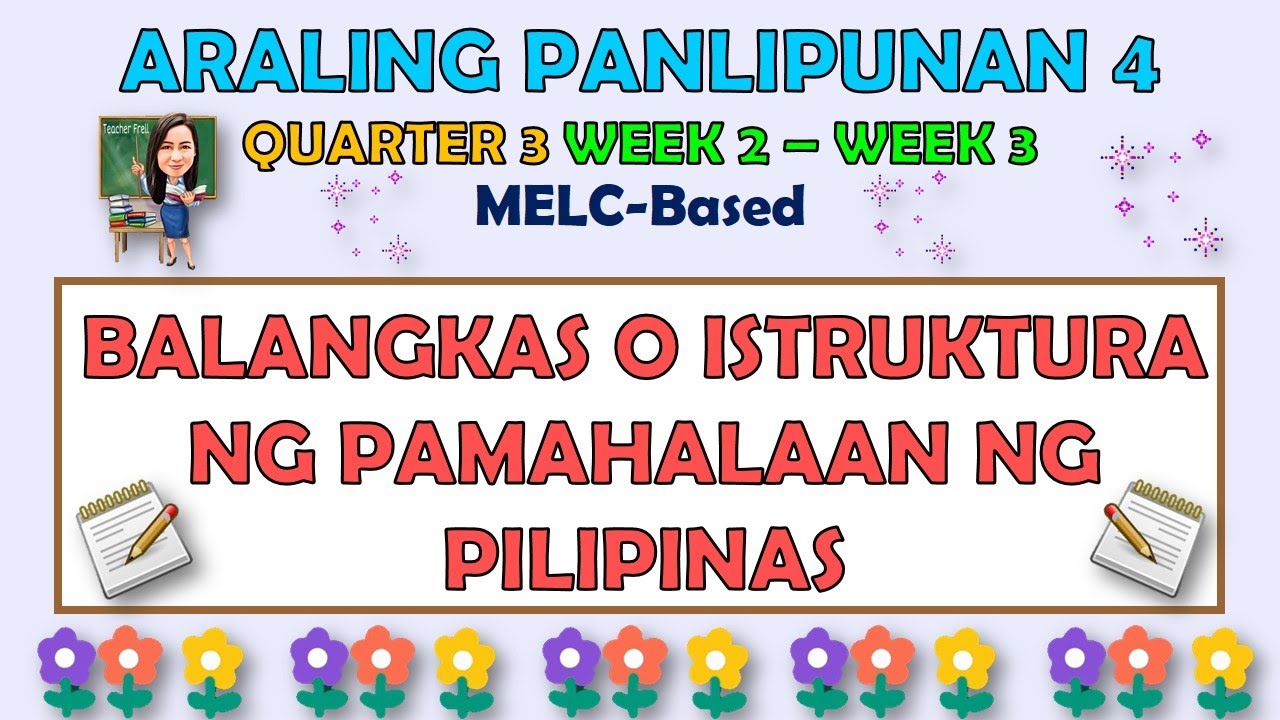 ARALING PANLIPUNAN 4 | QUARTER 3 WEEK 2 - WEEK 3 | BALANGKAS O ISTRUKTURA NG PAMAHALAAN NG PILIPINAS