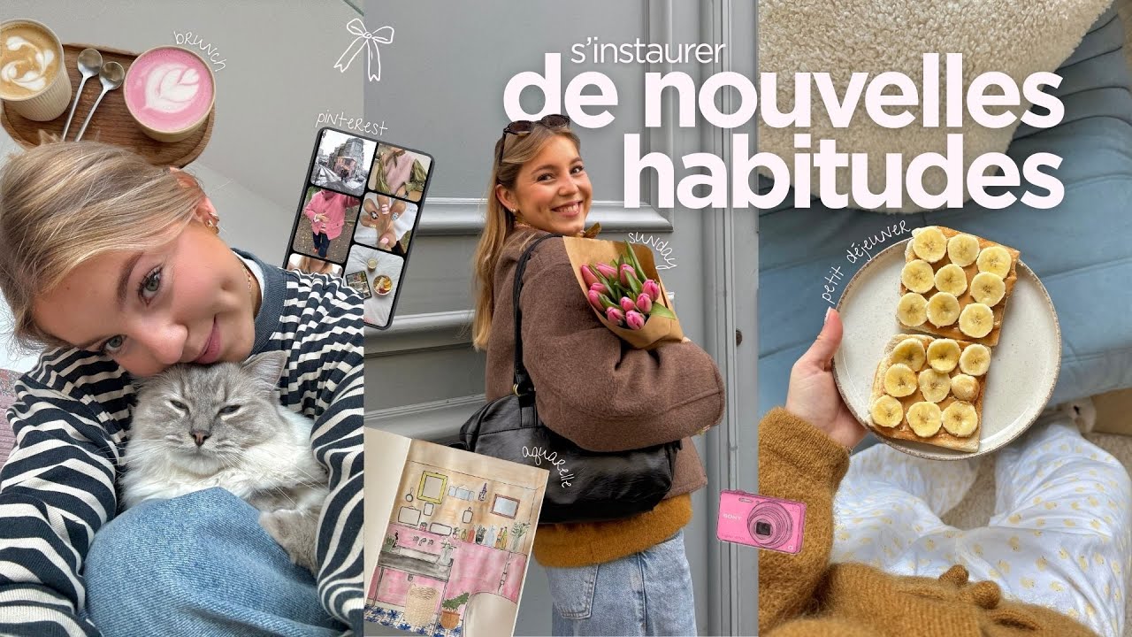 MES NOUVELLES HABITUDES ( organisation, activités, sorties…)