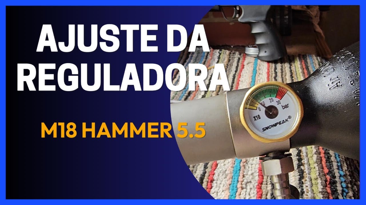 Ajuste da Reguladora Muito fácil M18 Hammer