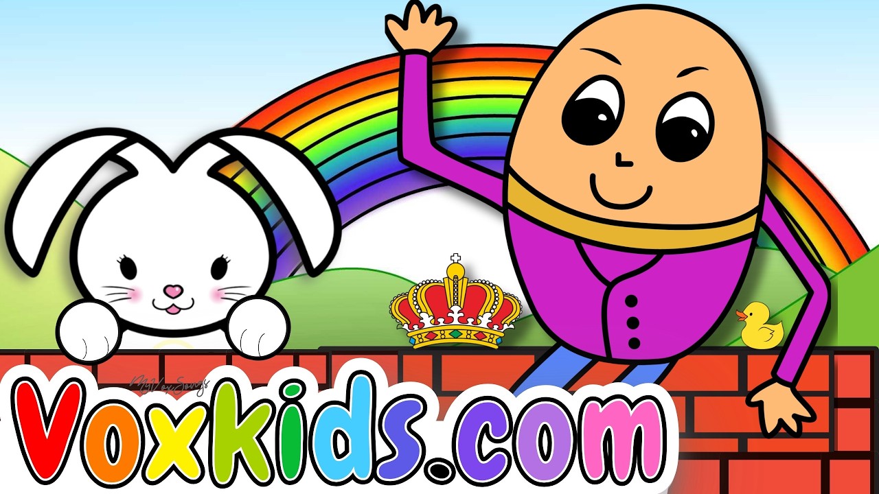 🥚 Humpty Dumpty Sat On A Wall | Classic Nursery Rhyme for Kids | VoxKids by MyVoxSongs