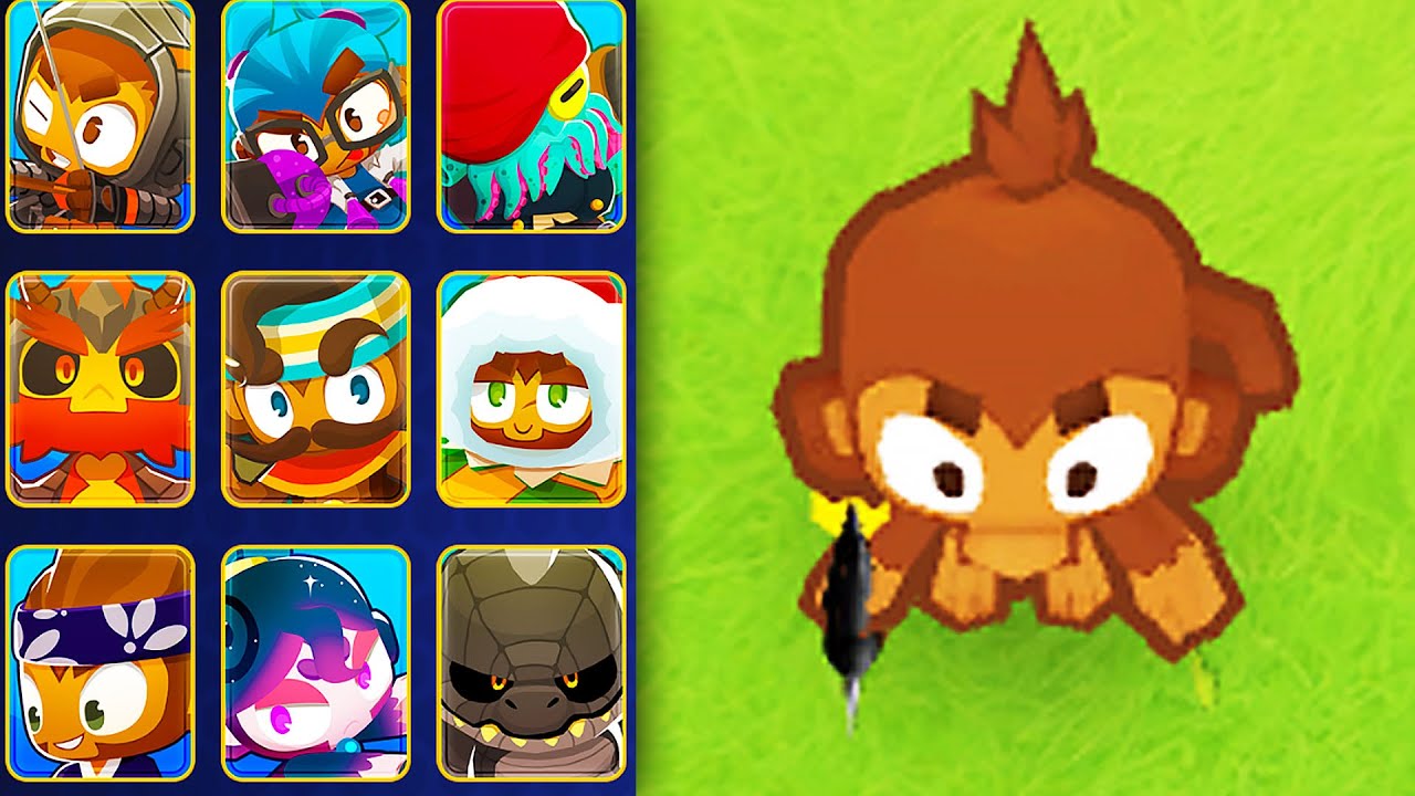 POŁĄCZYŁEM WSZYSTKICH BOHATERÓW w JEDNĄ MAŁPKĘ - BLOONS TD 6