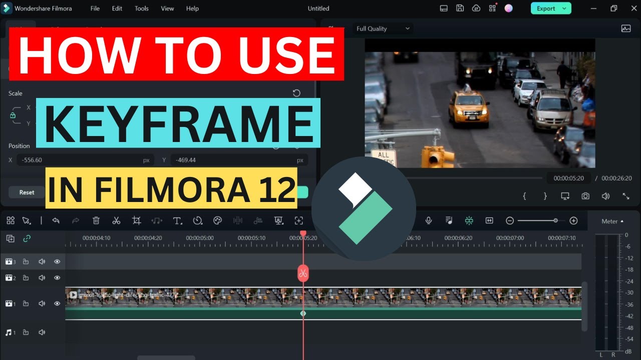 How to use Keyframe Animation in Filmora 12 for Beginners.