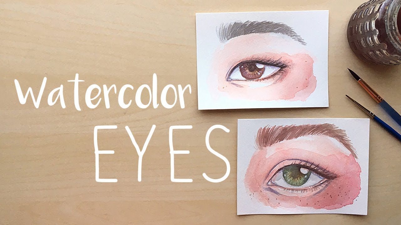 How I Paint Eyes: Watercolor Tutorial ✨