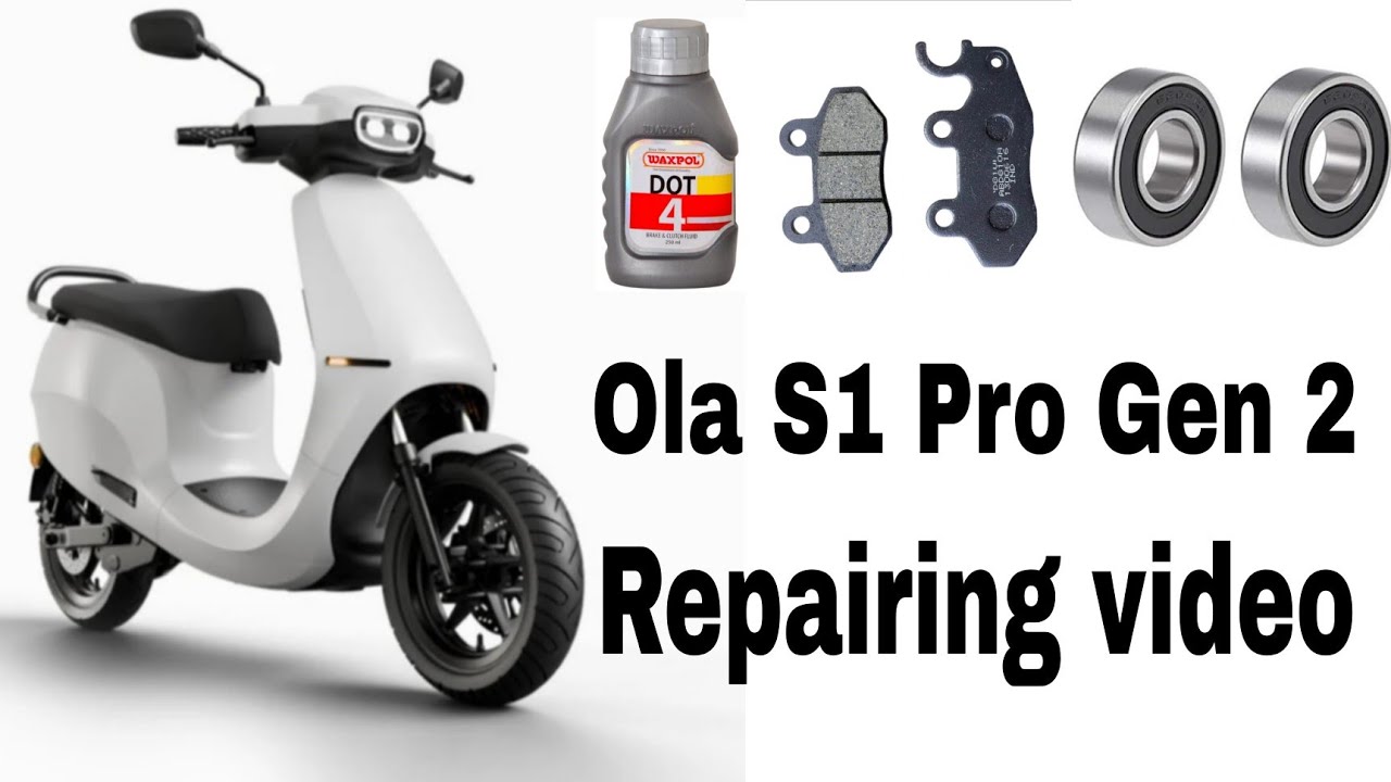 Ola S1 pro gen 2 break pade, bering, caliper oil  filling repairing video #olaeletric #olas1pro