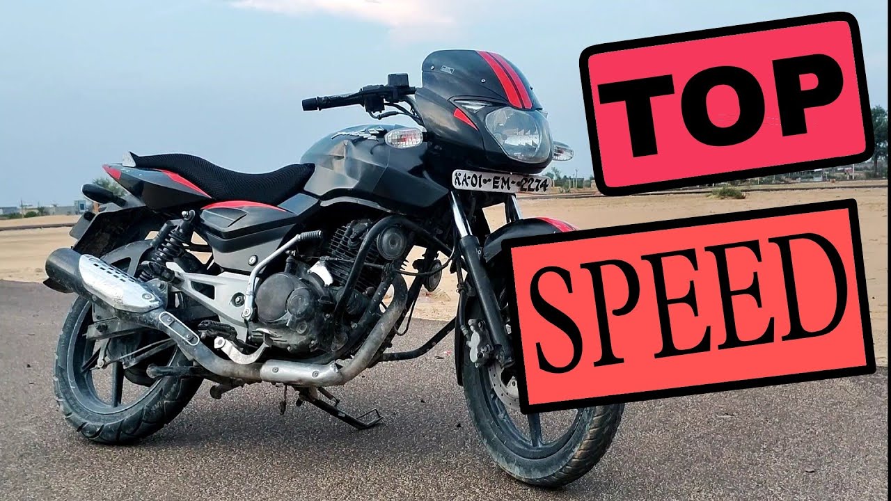 PULSER 150 SPEED TEST [KM/H]