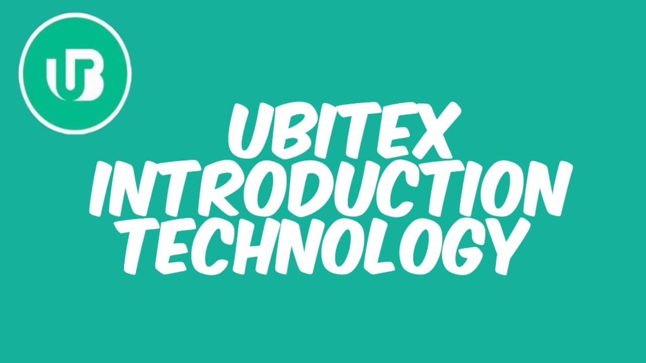 UBITEX INTRODUCTION TECHNOLOGY#bitcoin #crypto #staking #exchange #cryptoexchanger
