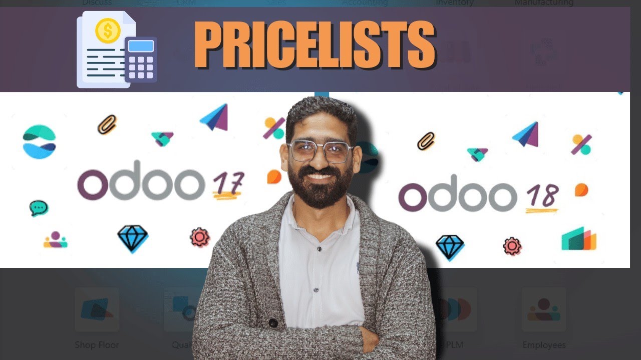 Pricelist in odoo V 17 vs V18 - تحديثات قوائم الاسعار في