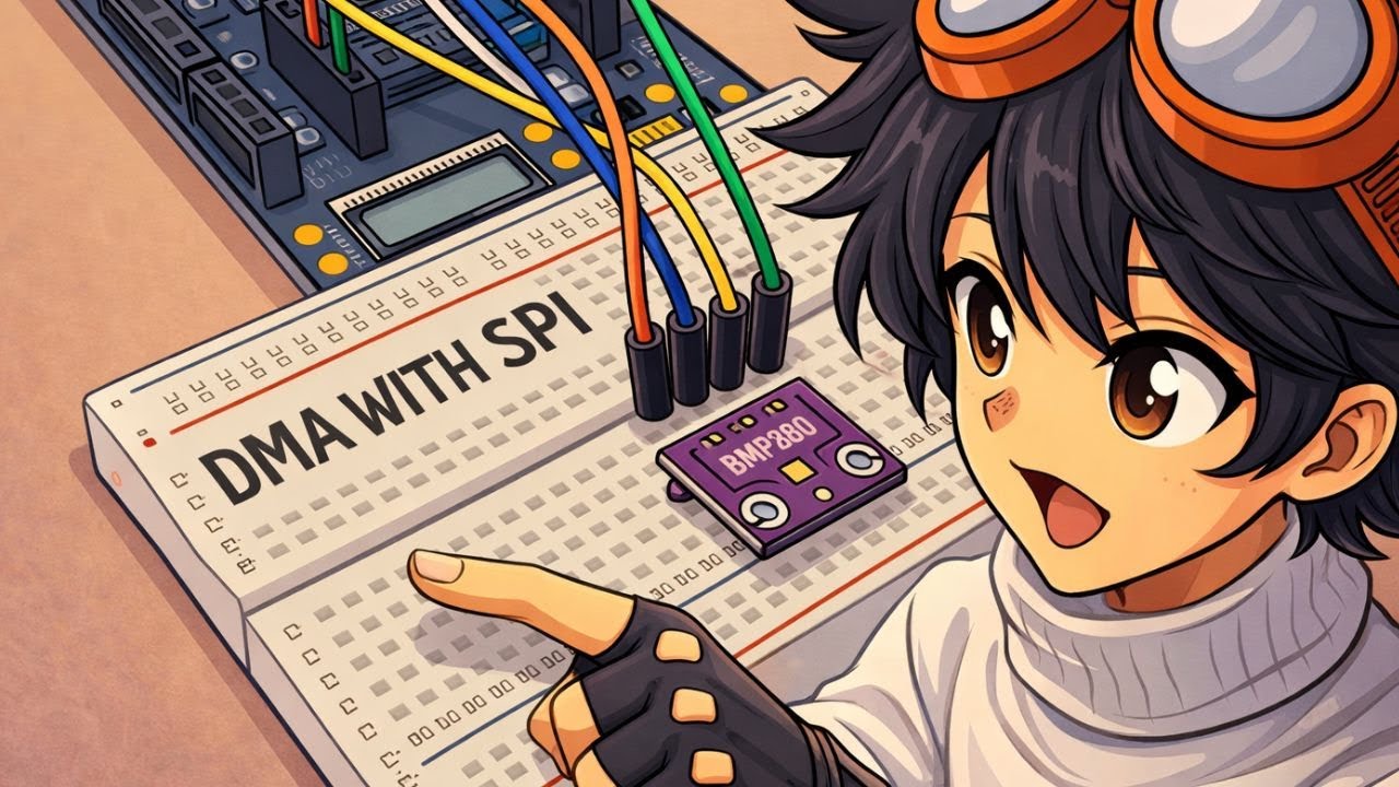 FDRM MCXC444 with BMP280 SPI + DMA Communication with MCUXpresso