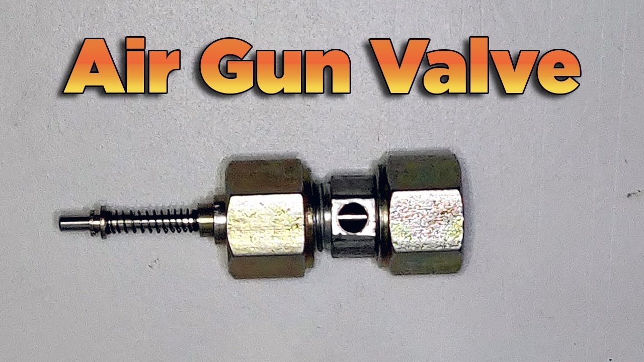Homemade Air Gun Valve | How to make a powerful airgun valve