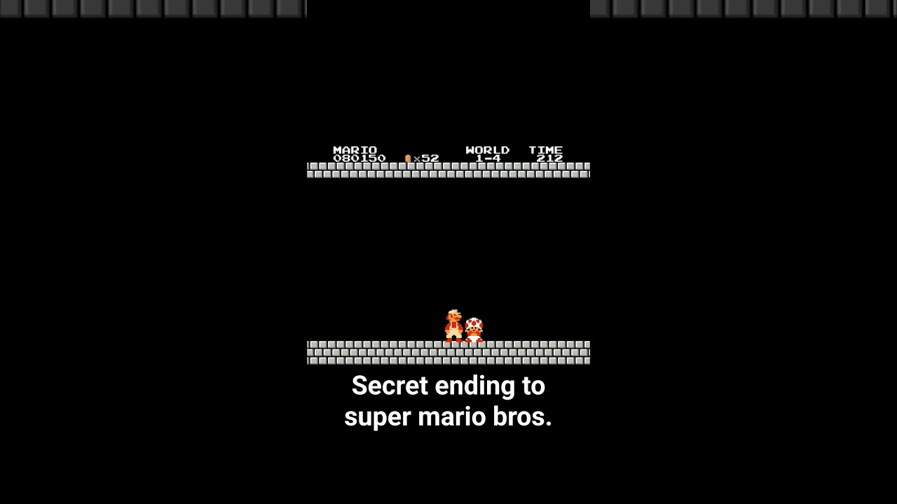 new secret ending to super mario bros found 30 years later