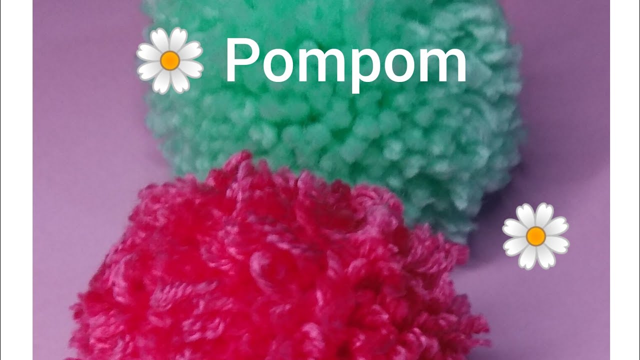 ☑️ Como fazer pompom de lã perfeito