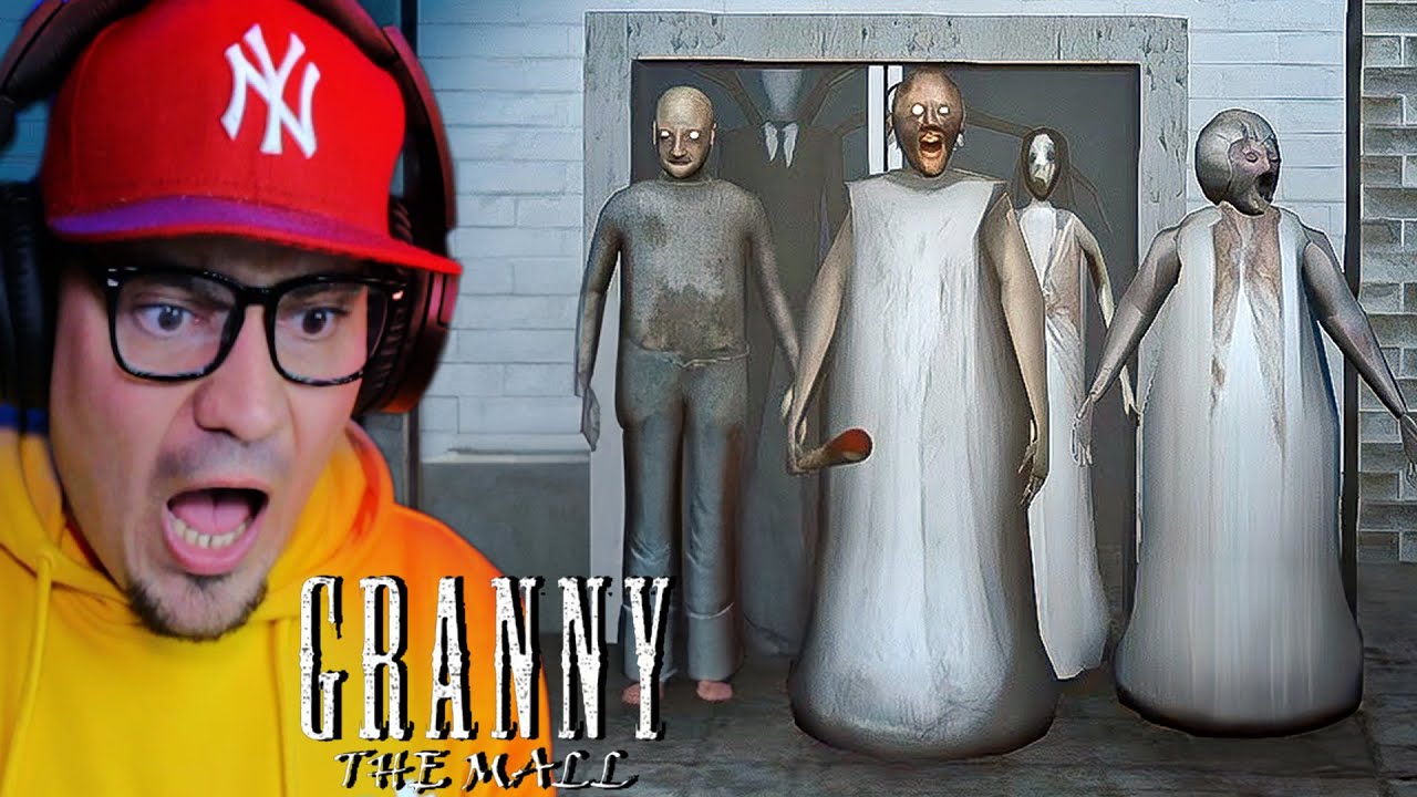 🧓 NOWA UCIECZKA Z DINO PRZED GRANNY I SLENDERMANEM! | Granny The Mall