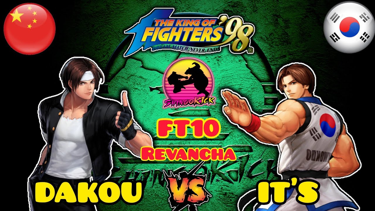 🔥Revancha Salada con Equipos👺🔥🇨🇳Dakou🇨🇳🆚🇰🇷It's🇰🇷 FT10 #kof98  