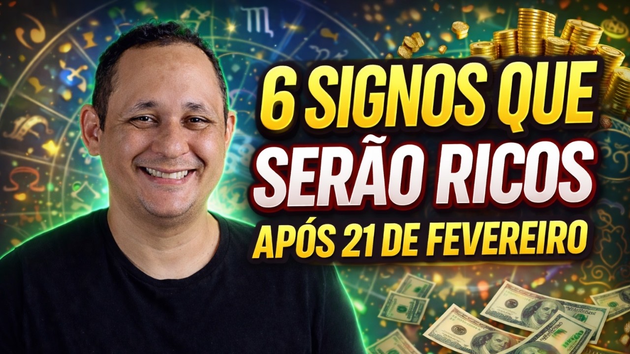 ✨ 6 SIGNOS QUE RECEBERÃO DINHEIRO INESPERADO APÓS 21 DE FEVEREIRO!