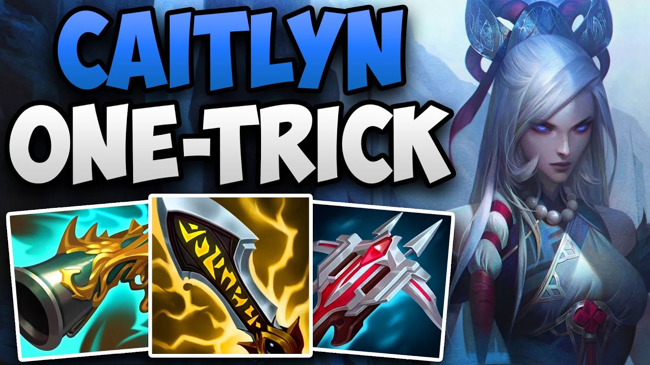 CHALLENGER CAITLYN ONE-TRICK DOMINATES WITH BUFFED CAIT! | CHALLENGER CAITLYN ADC GAMEPLAY | 14.19