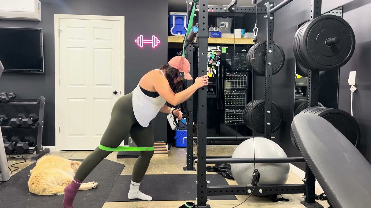 Standing Banded 45-Degree Kickback