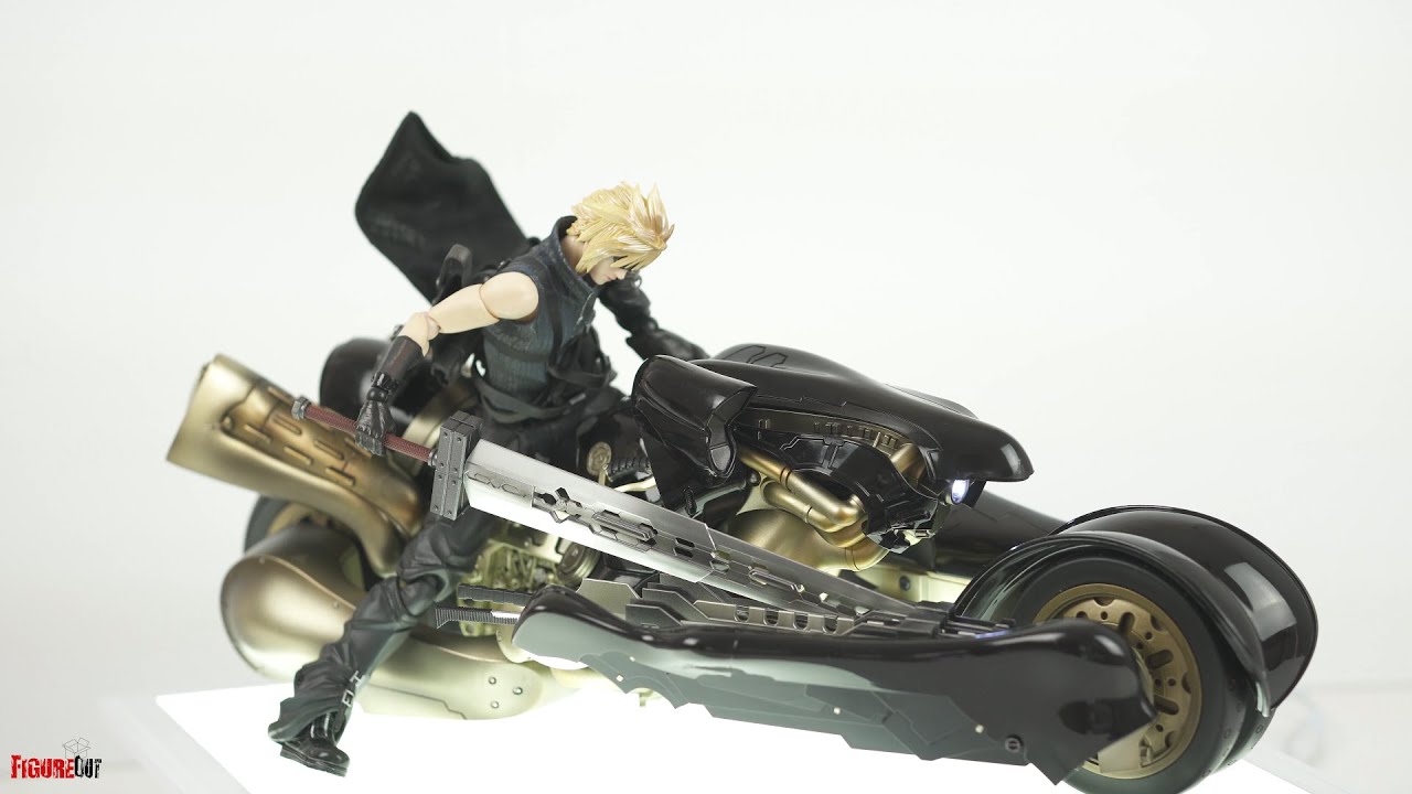 4K |No Commentary| Final Fantasy 7 Cloud figure  [Play Arts Kai]- Square Enix  FF7 Remake